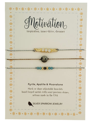 Motivation Stackable Bracelet*