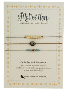 Motivation Stackable Bracelet