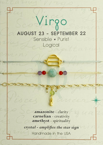 Virgo Stackable Zodiac Bracelet*