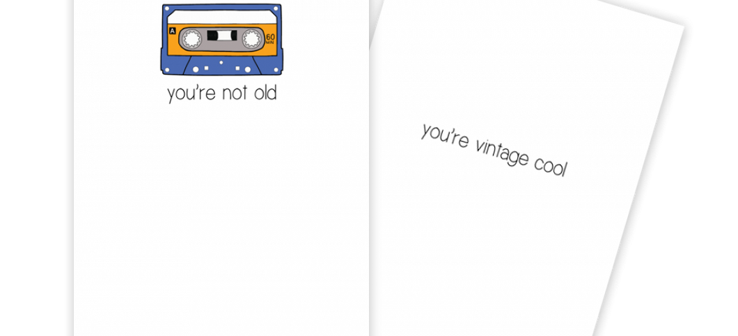 Vintage Cool Birthday Card